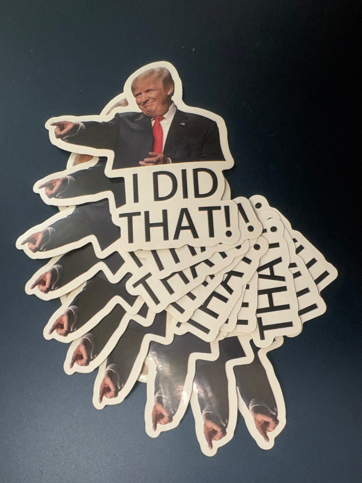 Trump Donald “I DID THAT!” Stickers 10/50/100pc Decal Car Gas Pump Iran Price Up