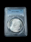 1885 $1 Morgan Silver Dollar - PCGS MS65