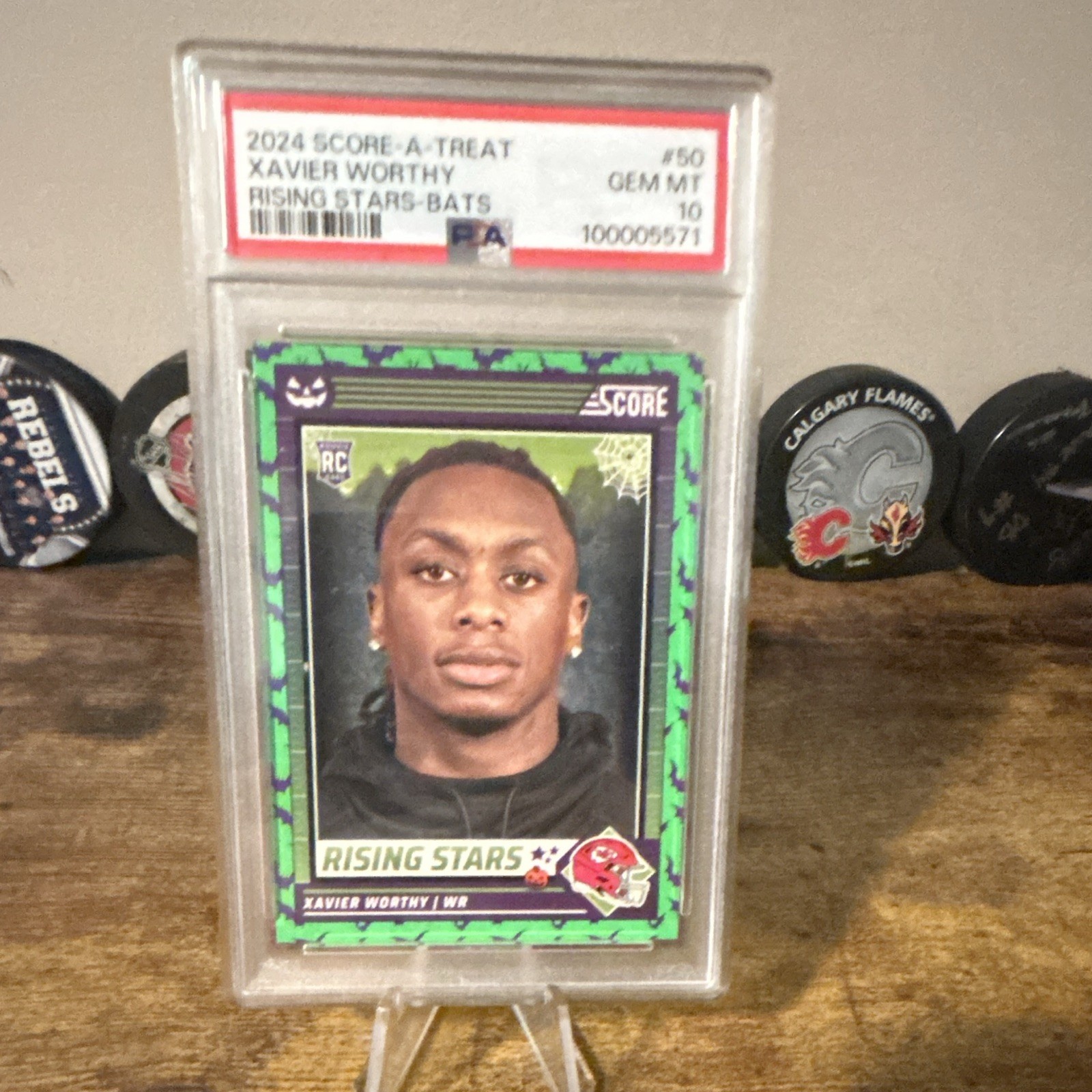 Xavier Worthy Panini Score-A-Treat Rising Stars #50 Bats