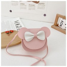 Bowknot Mini Shoulder Bags with Mouse Ear Handbags Cute Purse  Little Girls