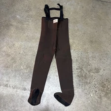 Cabela's Neoprene Chest Waders Mens Small Brown Stockingfoot Fishing Hunting