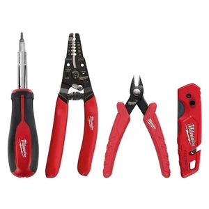 Milwaukee Kit d'outils à main d'électricien 4Piece, 11 en 1 Tournevis multi-bit