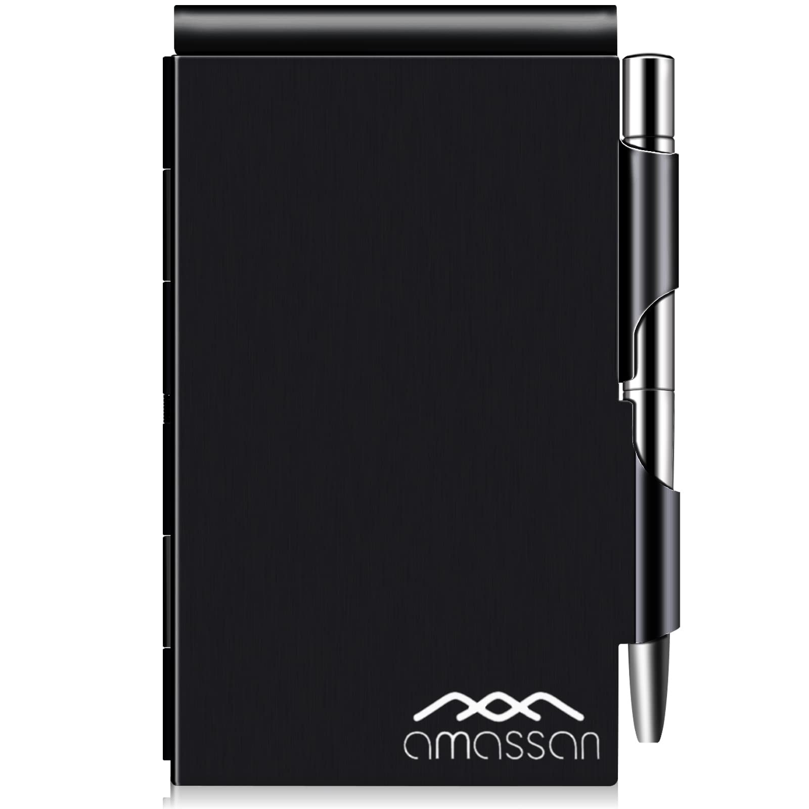 Metal Small Notebook, Mini Notepad, Small Pocket Notepad Aluminum Note Case w...
