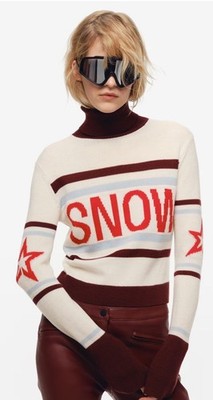 Perfect Moment x H&M Skipullover Intarsien Wolle M Neu mit Etikett Ausverkauft!