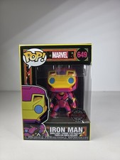 Funko Pop! Marvel Blacklight Edición Especial - Figura Vinilo Iron Man #649