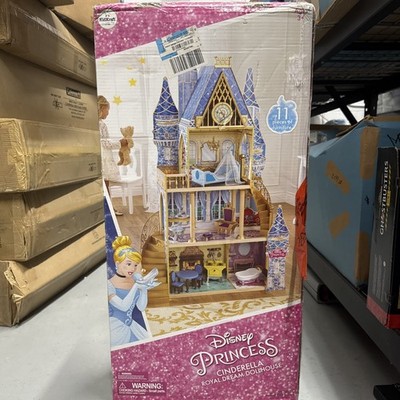 Disney Princess Cinderella Royal Dream Castle Dollhouse With Furniture Kidcraft
