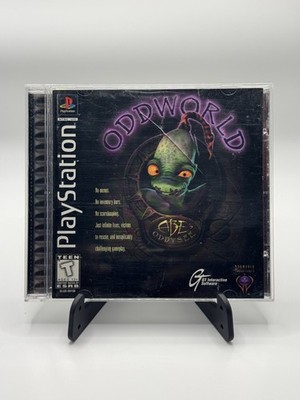 Oddworld Abe's Oddysee PS1 Sony PlayStation 1 1997 Black Label - CIB & Tested