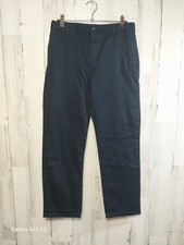 NEW The Children's Place Boys Uniform Straight Chino Pants Navy Blue Size 12 H