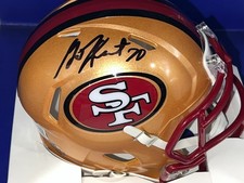 GARRISON HEARST SAN FRANCISCO 49ERS BECKETT SIGNED MINI HELMET