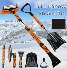 Vivicreate Extendable Snow Brush for Car Emergency, Ice Scrapers for Cars