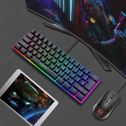 KUIYN V700 60% Wired Gaming Keyboard With RGB Backlit for PC/Mac/Office - Picture 5 of 21