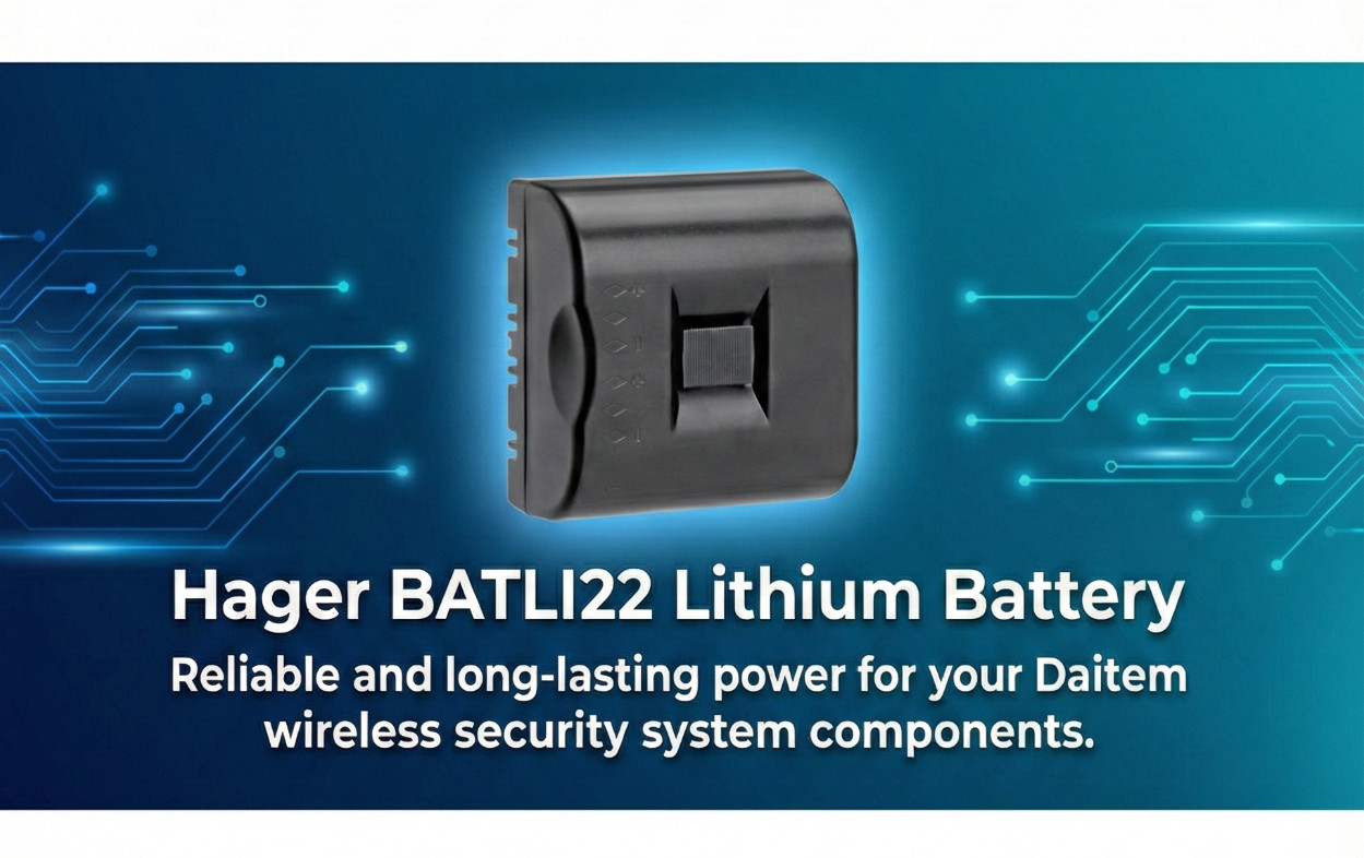 BATLI22 Daitem batterie lithium 3.6V alarme Hager bloc 13Ah