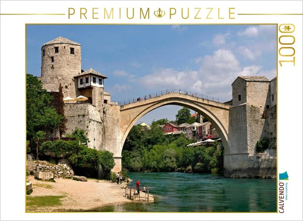 Calvendo Puzzle Stari Most, The Historic Bridge In Mostar, Herzegovina | 1000 Pi-image