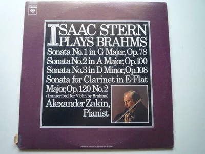 ZV60 US Columbia LP Brams / Violin Sonatas Nos.1-3, Violin Sonata (Violin versio