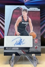 2024-25 Panini Prizm Pelle Larsson Rookie Signatures #RSI-PLL Base RC Miami Heat