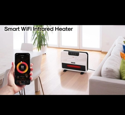 #ad Smart Infrared Heater –Wall Mount or Free Standing Heat a 750 Square Foot Room $149.99