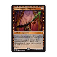 WotC MTG Kaladesh Invention Sword of Feast and Famine (MR) (Foil) NM