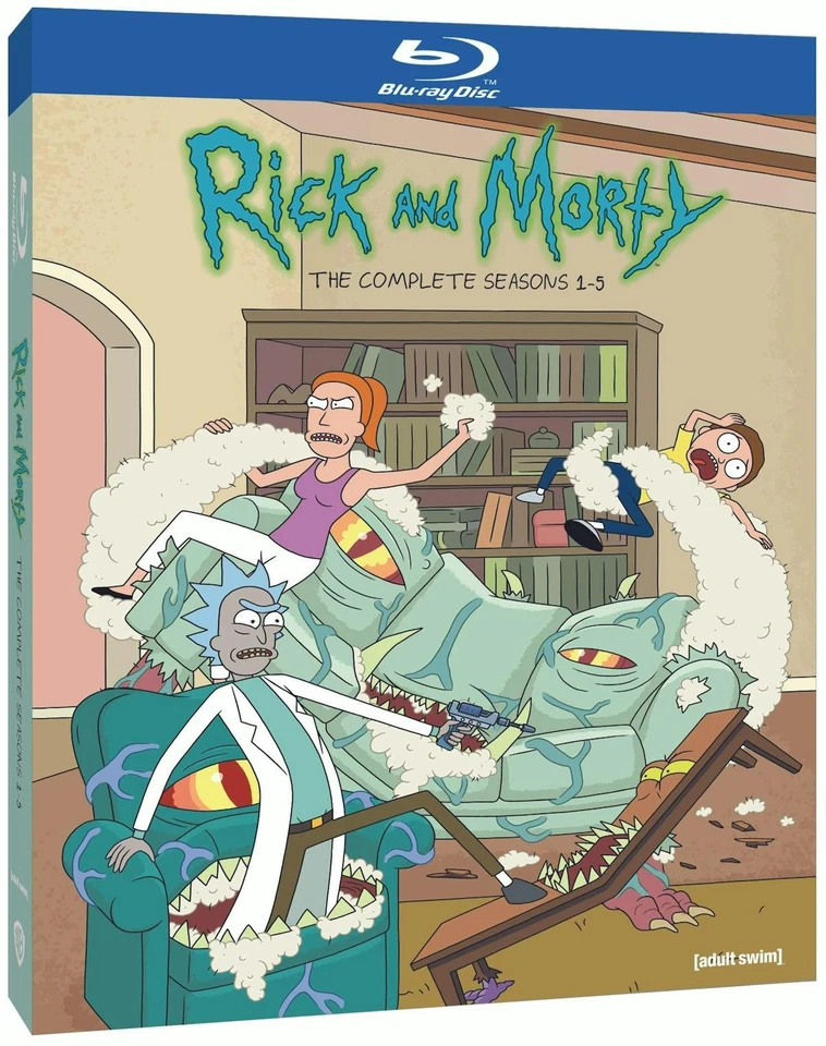 Rick and Morty Seasons 1-5 Blu-ray  NEW - Image 3 of 4