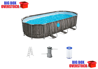 #ad Coleman Power Steel Swim Vista 20#x27; x 48quot; Round Above Ground Swimming Pool Set $719.99