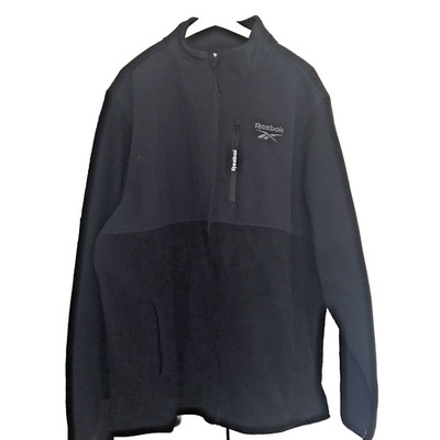 Reebok Outerwear Jacket Black/Black~Size 2X~New w/ Tags