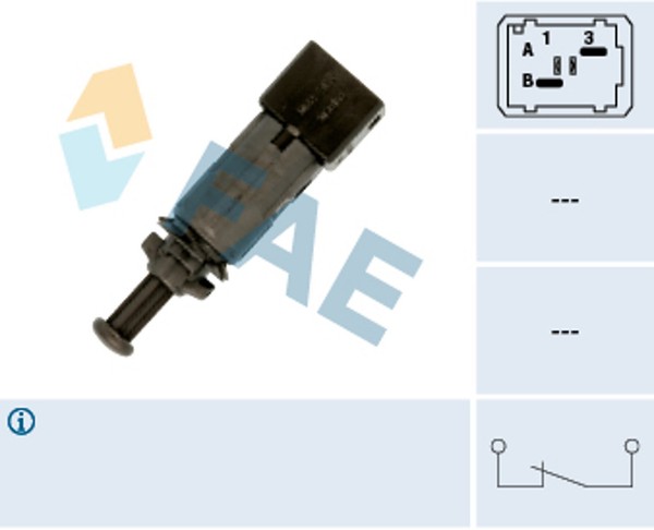 Bremslichtschalter FAE 24890 FüR Renault Opel Dacia Nissan X83 MCV Interstar X70-image