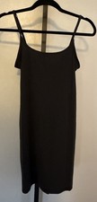SKIMS Fits Everybody Slip Dress- Onyx black Large NWT AP-SLP-0651