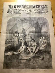 1866 HARPER’S WEEKLY NEWSPAPER ~ CIVIL WAR RECONSTRUCTION ~ GREATS PRINTS