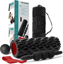 5 in 1 Foam Roller Set High Density Patented Foam Roller for Exercise