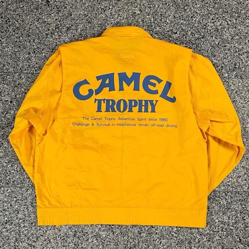 Camel Trophy Jacket Jumper Blouson Yellow Long Sleeves Waterproof