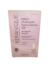 Keranique Women's Topical Solution, USP Hair Regrowth Treatment 1 Month Supply
