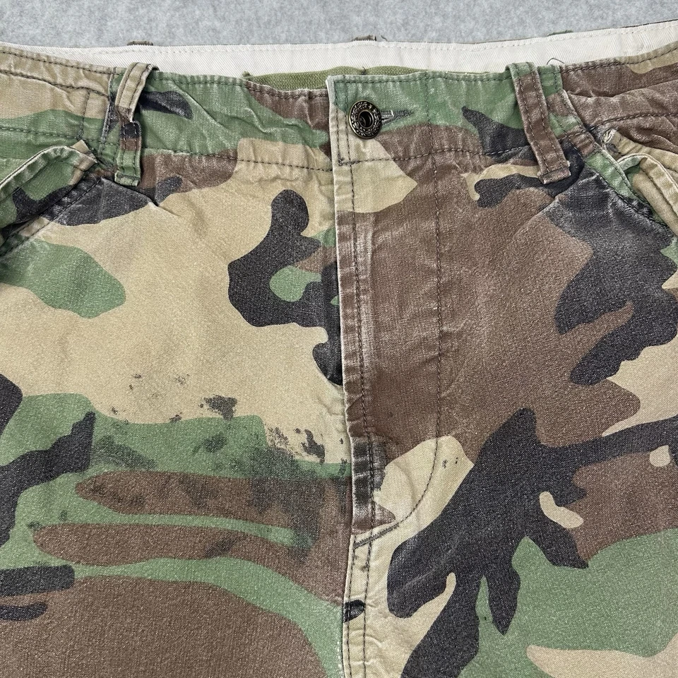 Polo Ralph Lauren Canvas Cargo Pants Classic 34x34 Camo Utility Surplus Chino - Image 3 of 4