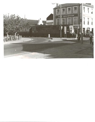 Vintage Foto - BR Class 33 33107 Weymouth Quay ECHTFOTO LEERE RÜCKSEITE