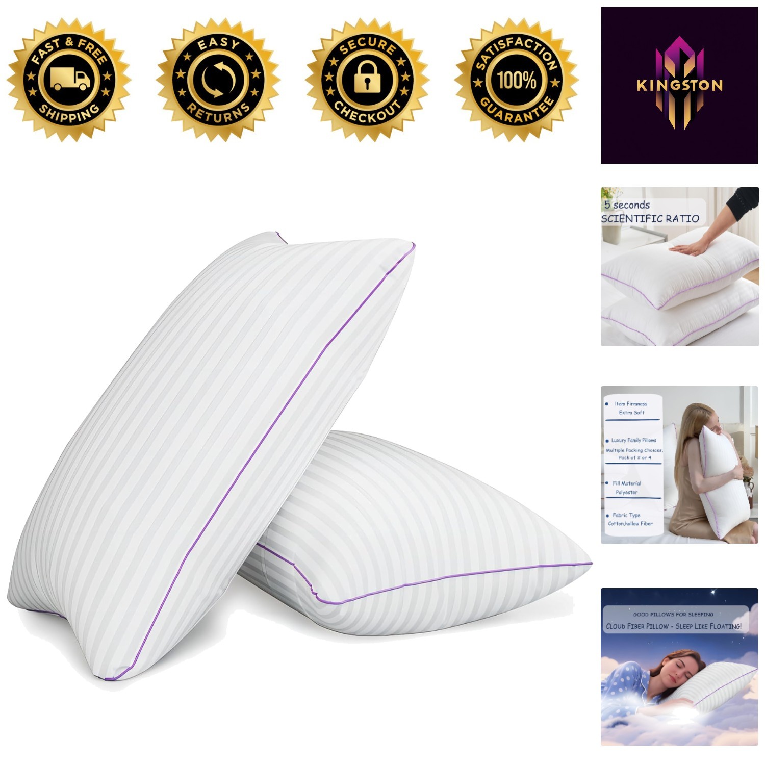 - Soft Down Alternative For Restful Sleep