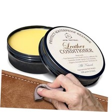 Leather Conditioner for Shoes, Boots, Bags  Gloves   Natural Beeswax Balm