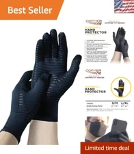 Guardwell Compression Gloves - Breathable, Touch-Screen Friendly & Reusable