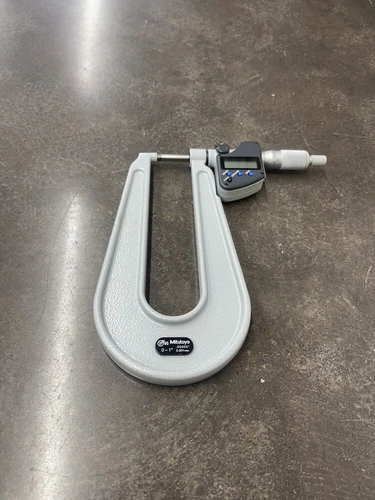 MITUTOYO DIGTIAL SHEET METAL MICROMETER 389-351-30 IP65 0-1 INCH .00005 .001MM