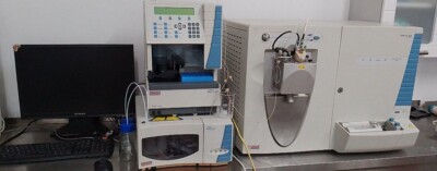 LC-MS/MS Thermo LXQ, Surveyor MS Pump Plus, Micro AS + Software