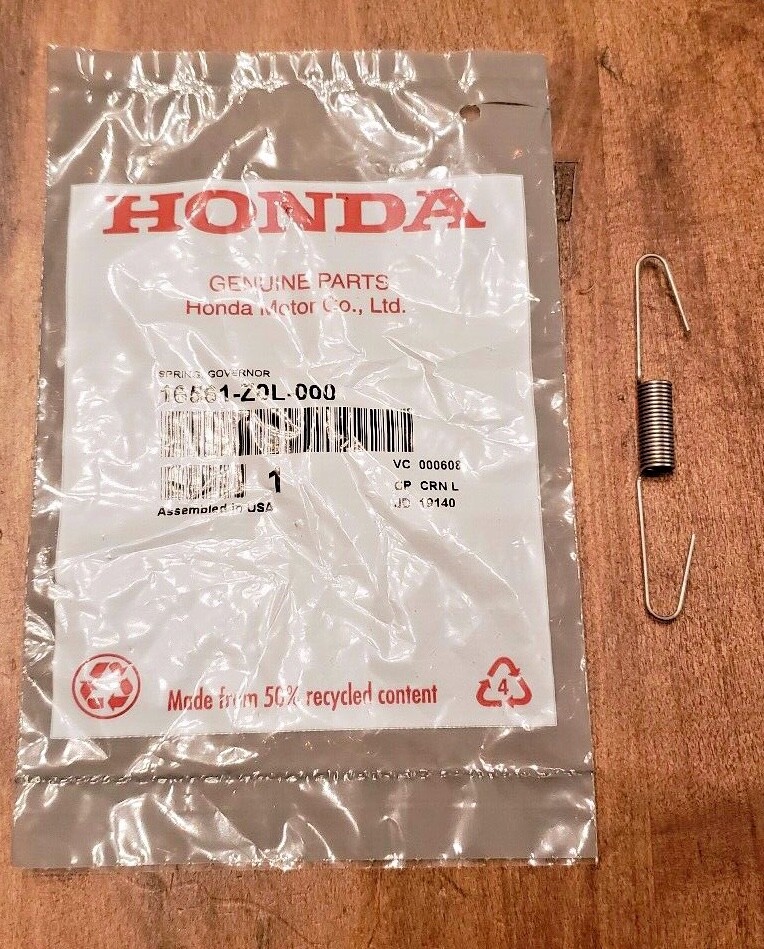 HONDA Governor Spring HRC216 HRR216 HRS216 HRX217 16561-Z0L-000 Genuine ...