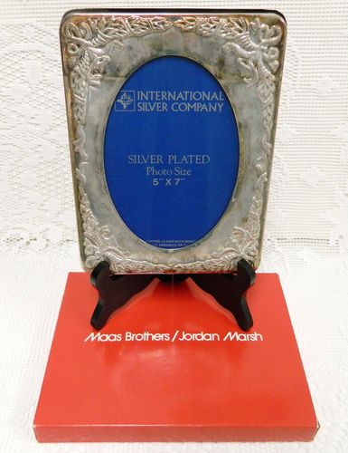 VTG International Silver PLATED Photo Album w/ 5 x 7 FRAME COVER New Old Stock - Picture 8 of 10
