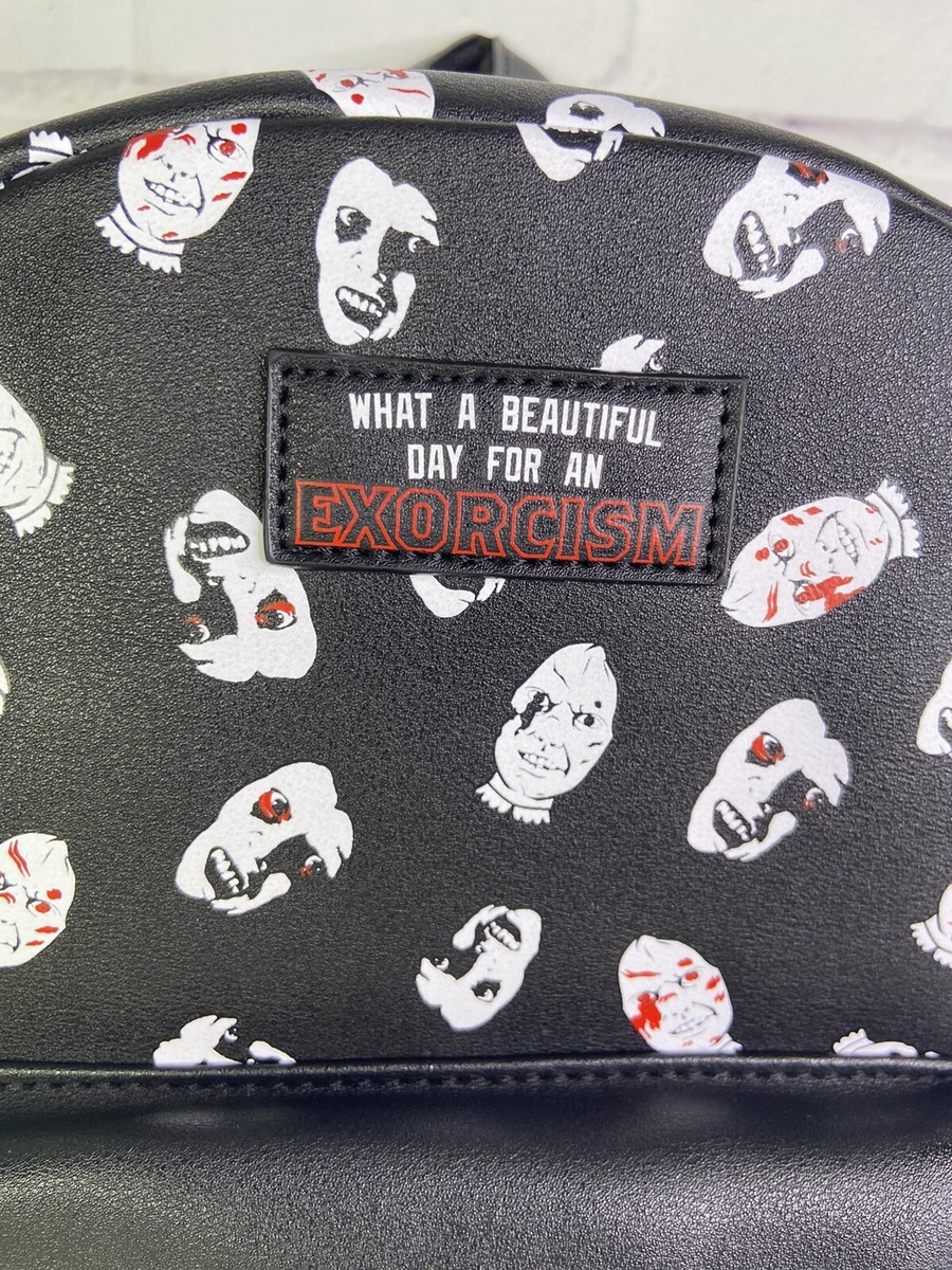 {NWOT} The Exorcist Movie Pazuzu & Regan All Over Print Mini Backpack The Exorcist Movie Pazuzu & Regan All Over Print Mini  main image 3