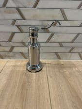 Elegant Vanity Top Freestanding Stainless Chrome Soap Lotion Dispenser