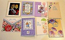 Lot of 8 Misc. Greeting Cards Envelopes - Friendship, Sympathy, More - NEW F