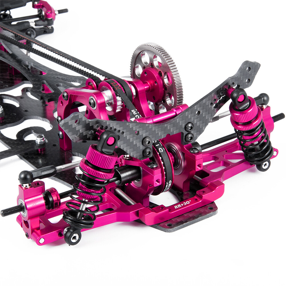 CNC Metal carbon frame For 3Racing Sakura D4 AWD 1/10 RC Flat Road