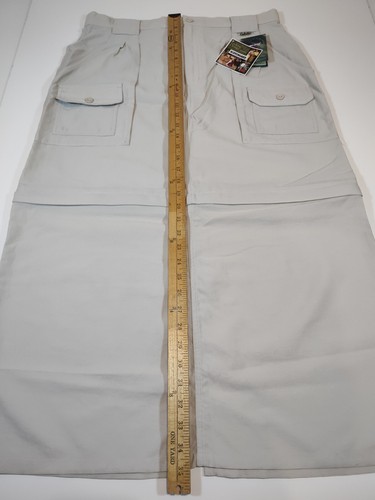 Cabela's Convertible Skirt Womens 16 Regular Tan 911421 NWT Nylon - Picture 5 of 9