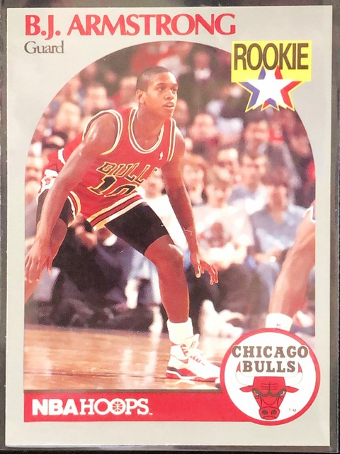 1990 NBA Hoops 60 B J Armstrong ROOKIE RC EBay