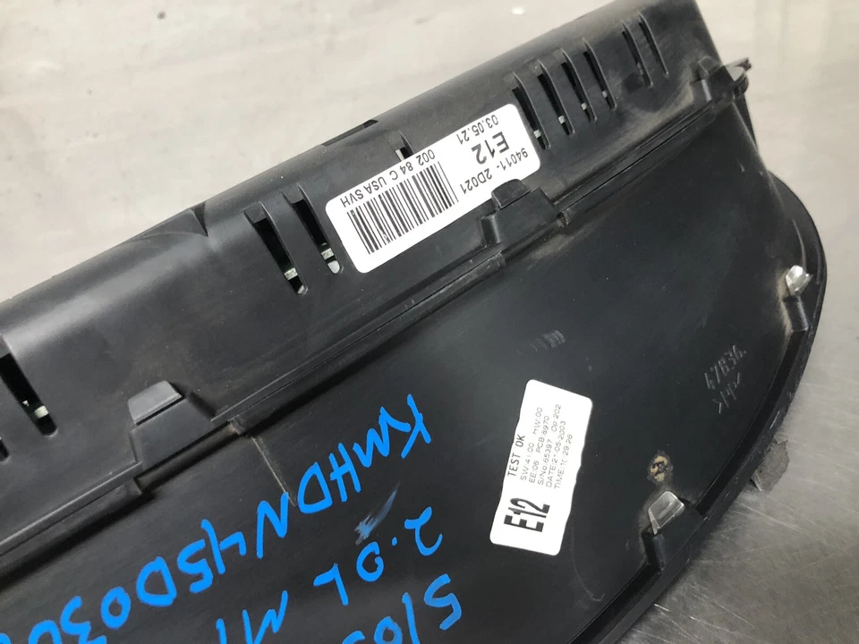 Cuadro medidor velocímetro instrumento Hyundai Elantra GT M/T 2001-2003 con ABS Foto 4 de 4