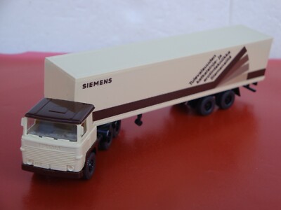WIKING - SCANIA LB111 - KOFFERSATTELZUG '' S I E M E N S ''-1:87-TOP-ANSEHEN!!!!!!