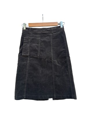 Armani Junior Girls Corduroy Cargo Skirt Size 8 (IT 30)  Brown A-Line Luxury