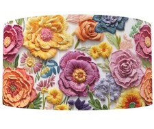 1.5" 1 yard Flower Floral 3D look Spring Summer garden Grosgrain Ribbon 124400