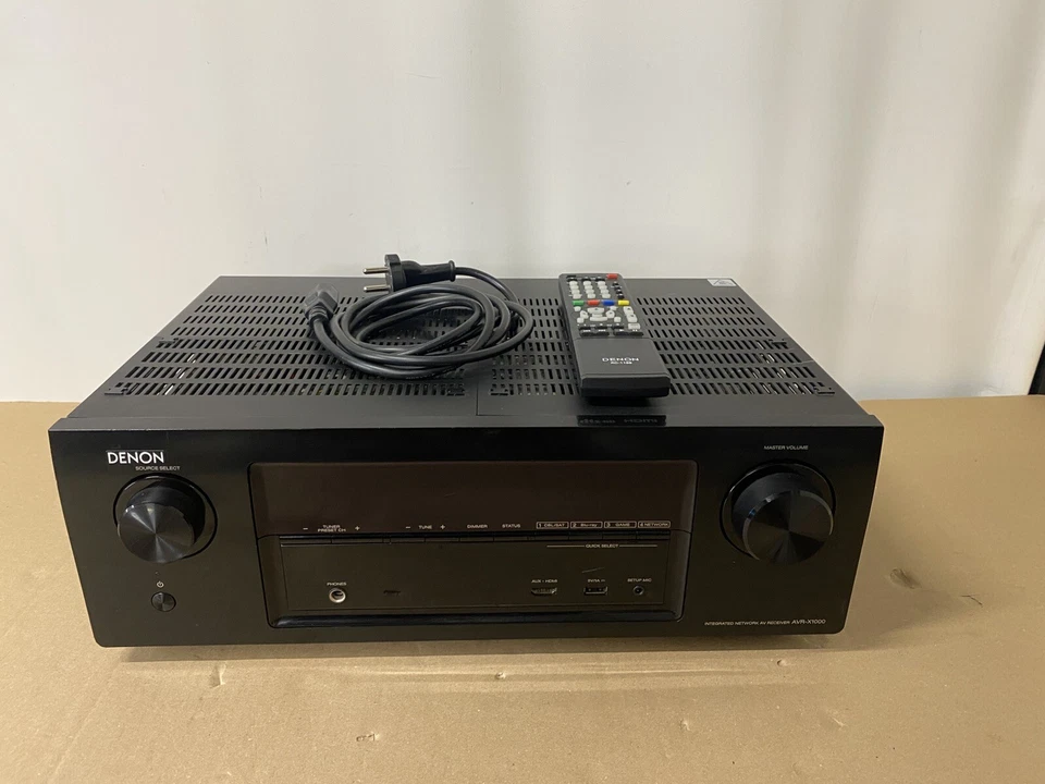Denon AVR-X1000 HDMI 1080P ARC 5x145W Netzwerk usb 5.1 AV Receive